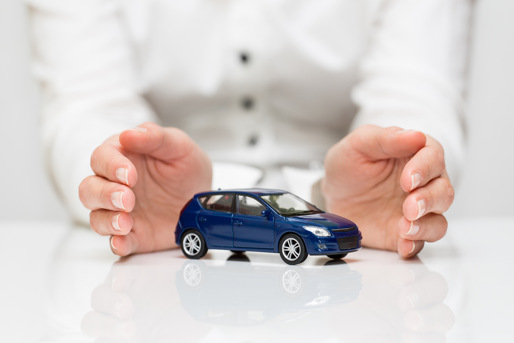 Protection of car. Business concept.